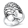Sterling Tree of Life Ring