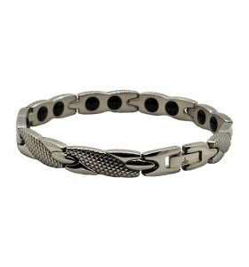 Steel Snake Twist Bracelet