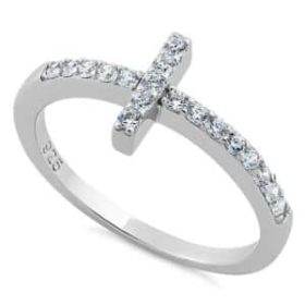 Sterling Cross Ring