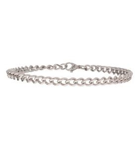 Titanium Curb Anklet
