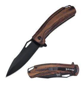Brown Elk Ridge Spring Knife