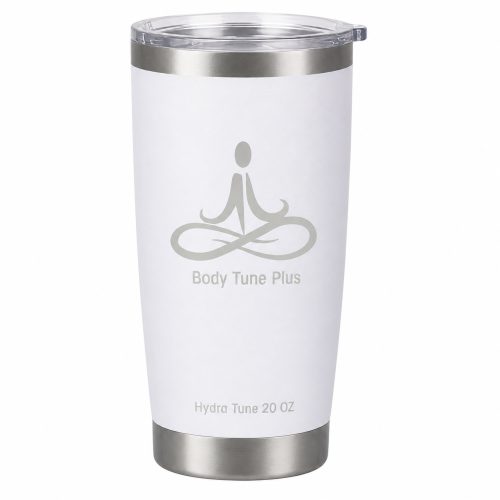 White 20oz Hydra Tune Bottle